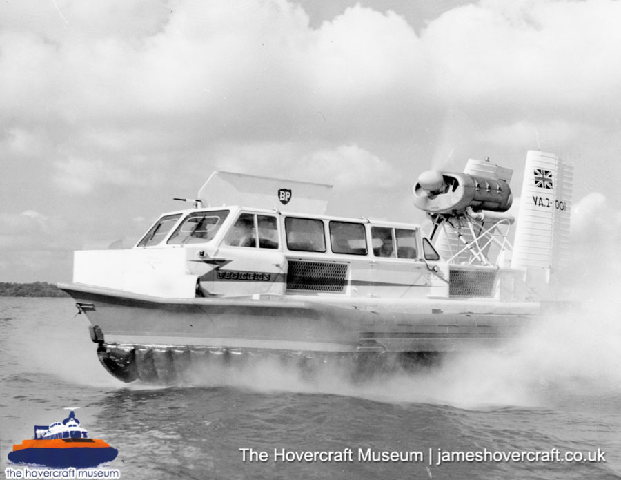 Vickers Hovercraft VA2 -  (credit: The <a href='http://www.hovercraft-museum.org/' target='_blank'>Hovercraft Museum Trust</a>).